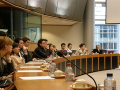 groep studenten in het EP