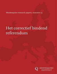 Het correctief bindend referendum voorkant 