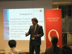 Kutsal Yesilkagit is talking about "Institutions as regulators of multilevel-governance"