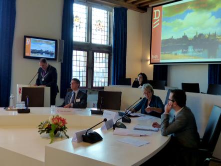 v.l.n.r Bas Verkerk, Henri de Groot, Clairy Polak en Laurens de Graaf   