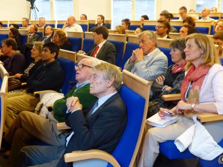 Participants listen attentively