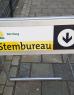 bord van stembureau