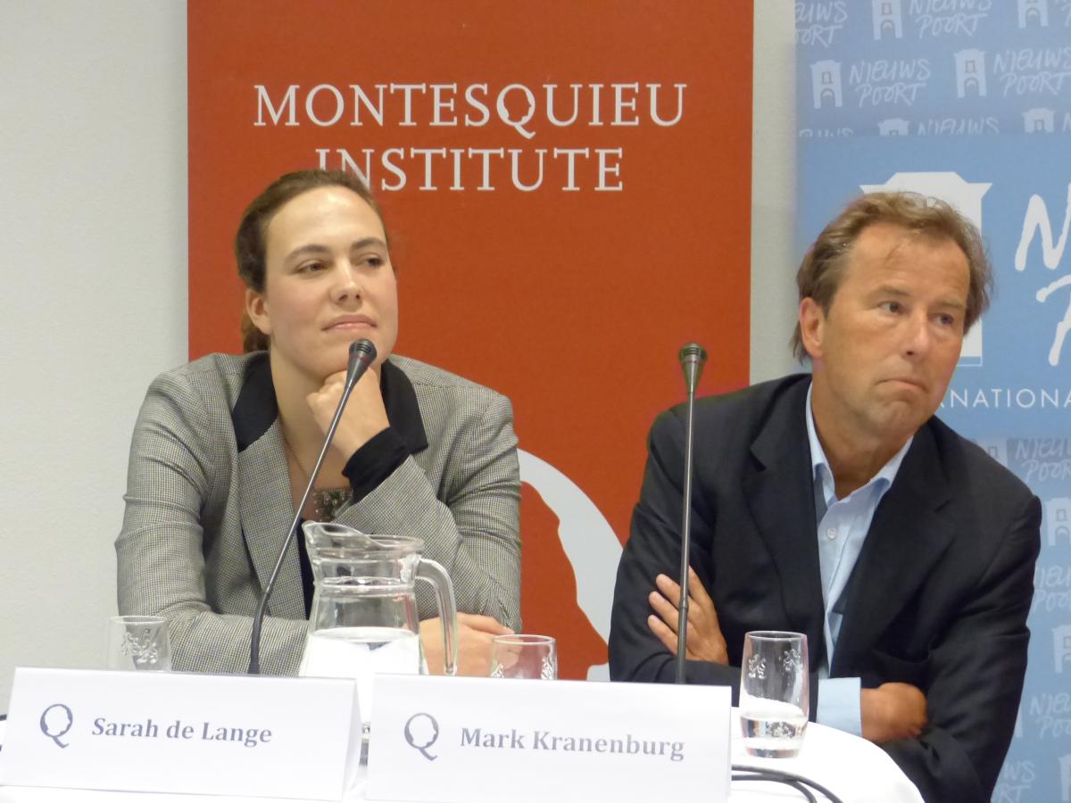 v.l.n.r.: Sarah de Lange en Mark Kranenburg