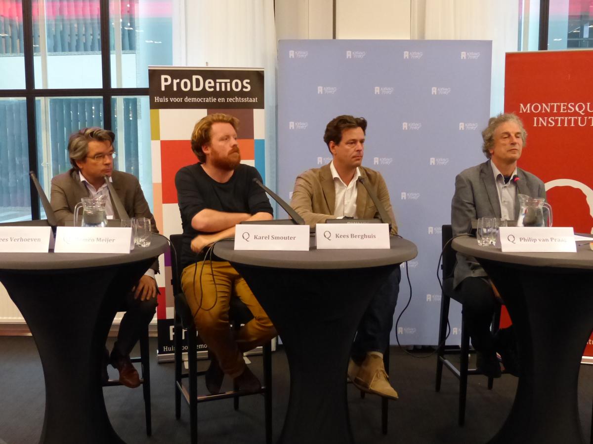 v.l.n.r.: Remco Meijer, Karel Smouter, Kees Berghuis en Philip van Praag