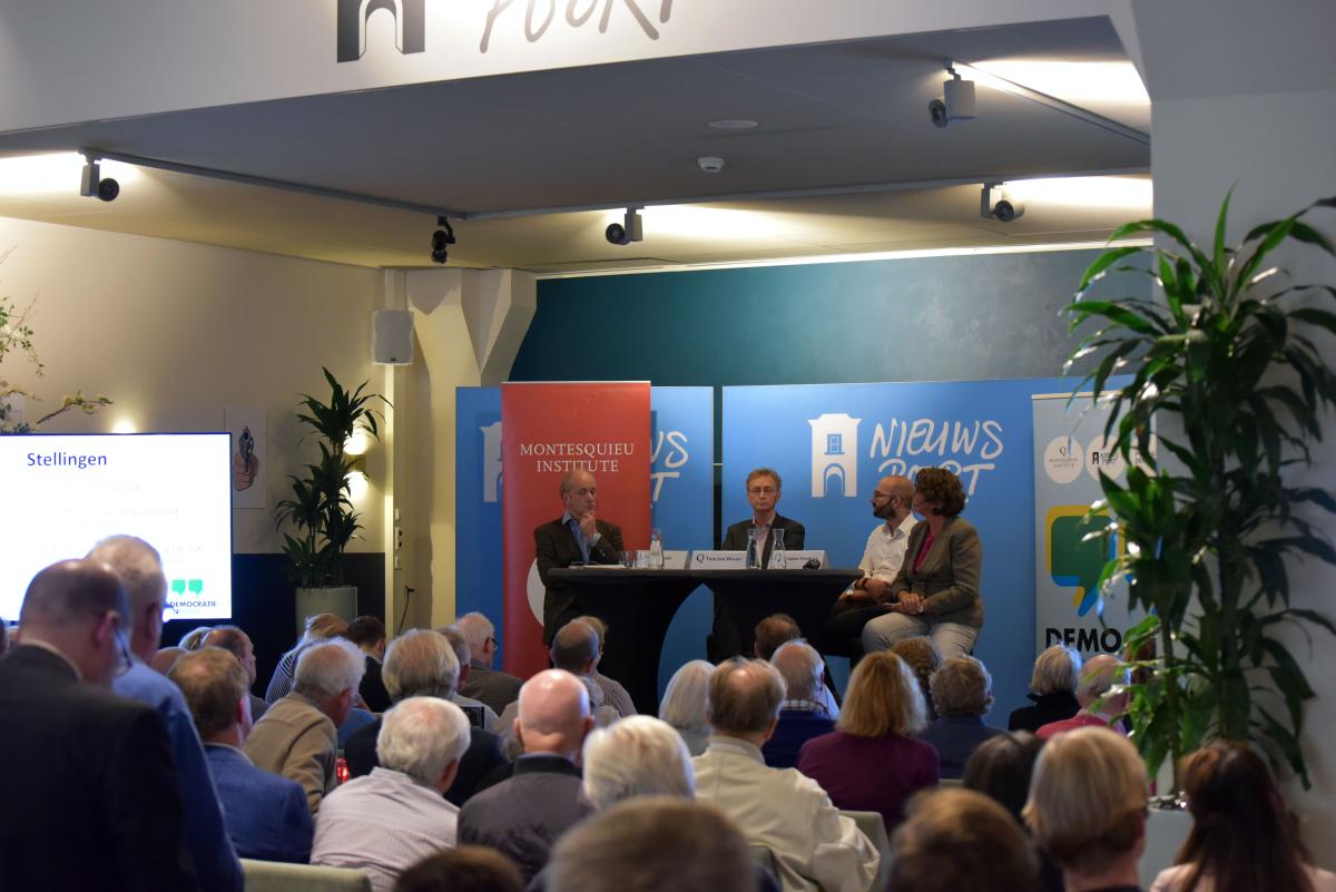 The speakers and the audience